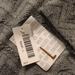 Large silver LuLaRoe Sarah NWT